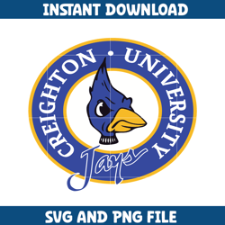 Creighton Bluejays Svg, Creighton Bluejays logo svg, Creighton Bluejays University, NCAA Svg, Ncaa Teams Svg (10)