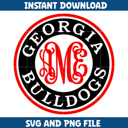Georgia Bulldogs Svg, Georgia Bulldogs logo svg, Georgia Bulldogs University, NCAA Svg, Ncaa Teams Svg (19)