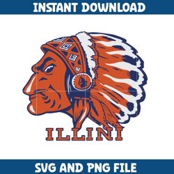 Illinois Fighting Illini Svg, Illinois Fighting Illini logo svg, Illinois Fighting Illini University, NCAA Svg (16)
