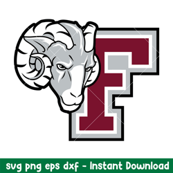 Fordham Rams Logo Svg, Fordham Rams Svg, NCAA Svg, Png Dxf Eps Digital File