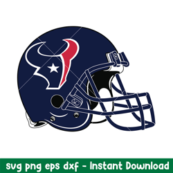 Helmet Houston Texans Logo Svg, Houston Texans Svg, NFL Svg, Png Dxf Eps Digital File