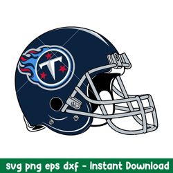 Helmet Tennessee Titans Svg, Tennessee Titans Svg, NFL Svg, Png Dxf Eps Digital File (2)