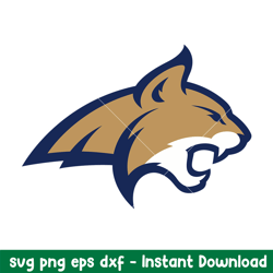 Montana State Bobcats Logo Svg, Montana State Bobcats Svg, NCAA Svg, Png Dxf Eps Digital File