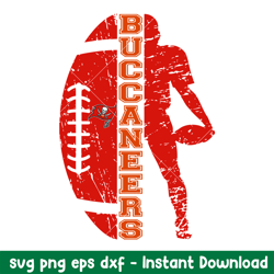 Tampa Bay Buccaneers Football Svg, Tampa Bay Buccaneers Svg, NFL Svg, Png Dxf Eps Digital File