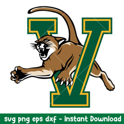 Vermont Catamounts Logo Svg, Vermont Catamounts Svg, NCAA Svg, Png Dxf Eps Digital File