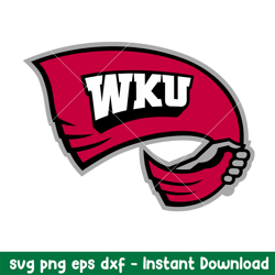 Western Kentucky Hilltoppers Logo Svg, Western Kentucky Hilltoppers Svg, NCAA Svg, Png Dxf Eps Digital File