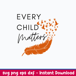Indigenous Canada Every Child Matters Svg, Png Dxf Eps File