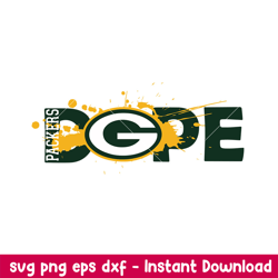 Dope Green Bay Packers Svg, Green Bay Packers Svg. NFL Svg, Png Dxf Eps Digital File