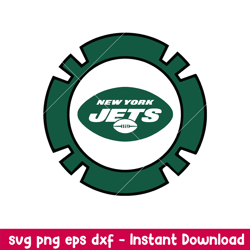 New York Jets Pocker Chip Svg, New York Jets Svg, NFL Svg, Png Dxf Eps Digital File