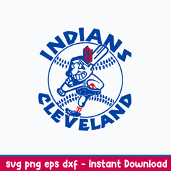 Indians Cleveland Guardians Svg, Mlb Baseball Svg, Sport Svg, Png Dxf Eps File