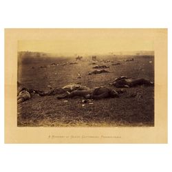 incidents of the war. a harvest of death. macabre home decor. historical photo of the american civil war. 472.