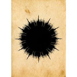 the black sun. ancient pagan and occult symbol. northern symbolic art. occult art print.164.