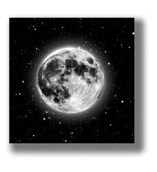 the moon and stars in space photography. vintage photographic art. fullmoon illustration. cosmic lover gift. 753.