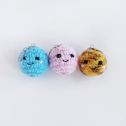 Keychain kawaii-1pcs, crochet keychain, plush keychain, unique gifting idea, cute gift