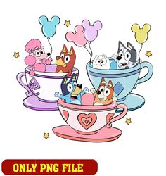 bluey dog and friends valentine png