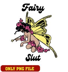 Butterfly fairy png, sticker illustration png
