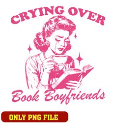 Crying Over Book Boyfriends png
