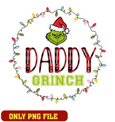 Daddy Grinch png, Daddy Christmas png