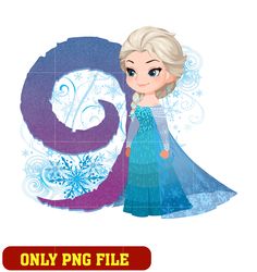 Disney Frozen Elsa Happy 9th Birthday png