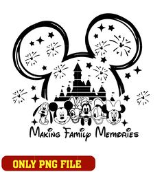 Disney minnie Making Family Memories png