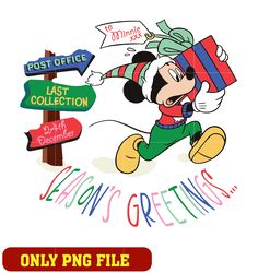 Disney Minnie Mouse Family Holiday Design png