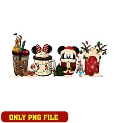 Disney Mouse halloween coffee png, halloween png