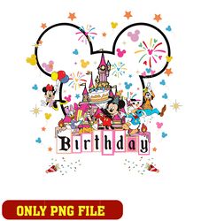 Disneyland Birthday Girl Custom png