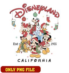 Disneyland Est 1955 California logo png