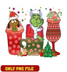 Funny Grinch Hot Cocoa png