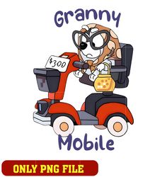 Granny Mobile png, cartoon png