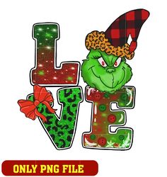 Grinch christmas love png