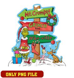 Grinch Road Whoville Mt Crumpit png