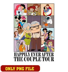 Happily Ever After Shirts Couple png