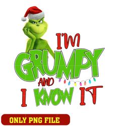 I'm grumpy and I know it png