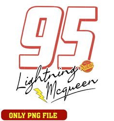 Lightning Mcqueen 95 logo png