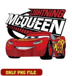 Lightning mcqueen cartoon car png