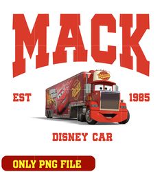 Mack est 1985 disney car png