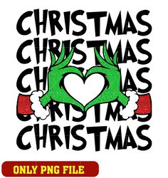 Merry christmas Png, Grinchmas Png