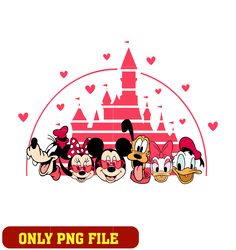 Mickey and Friends Valentines Day Kingdom png
