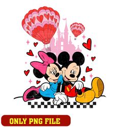 Mickey couple love valentine png