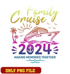 Mickey family cruise 2024 png