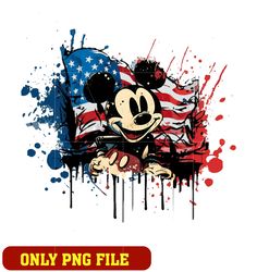 Mickey flag American png