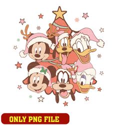 Mickey Mouse And Friends Christmas png