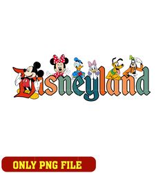 Mickey mouse and friends disneyland png