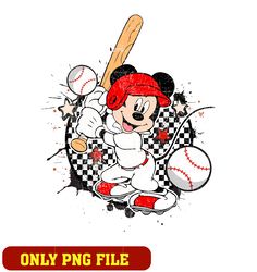 Mickey mouse baseball png