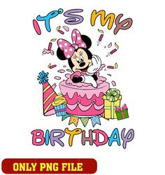 Mickey mouse it's my birthday png