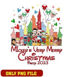 Mickey's Very Merry Christmas Party 2023 png