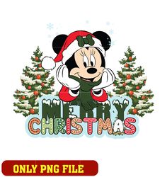 minnie merry christmas png