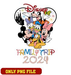 Minnie Mouse Disney Trip 2024 png