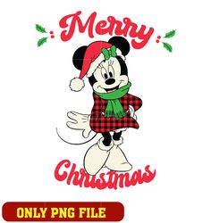 minnie mouse merry christmas logo png